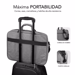 SUBBLIM SUB-LB-3ELB001 borsa per laptop 35,6 cm (14") Borsa con caricamento dall'alto Grigio