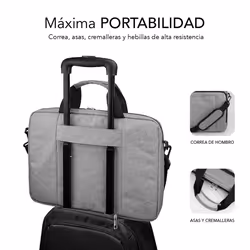 SUBBLIM SUB-LB-4APLB10 borsa per laptop 15.6" Borsa con caricamento dall'alto Grigio - Vista aggiuntiva 4