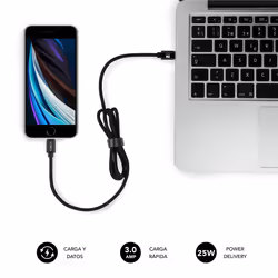 SUBBLIM SUBCHG-3WPD11 Caricabatterie per dispositivi mobili Universale Nero, Grigio AC Ricarica rapida Interno - Vista aggiuntiva 6