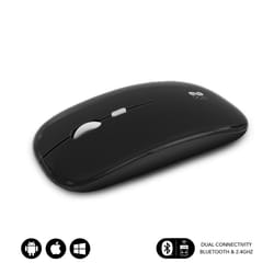SUBBLIM SUBMO-DFLAT20 mouse Ufficio Ambidestro RF Wireless + Bluetooth + USB Type-A Ottico 1600 DPI