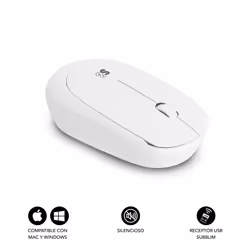 SUBBLIM SUBMO-B2SW011 mouse Ufficio Ambidestro RF Wireless Ottico 1200 DPI
