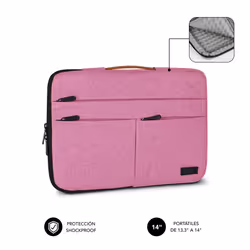 SUBBLIM SUBLS-AP36004 borsa per laptop 35,6 cm (14") Custodia a tasca Grigio