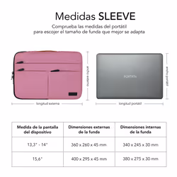 SUBBLIM SUBLS-AP36004 borsa per laptop 35,6 cm (14") Custodia a tasca Grigio - Vista aggiuntiva 7