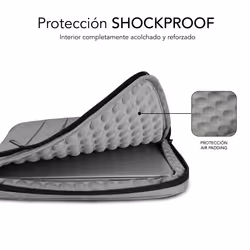 SUBBLIM SUBLS-AP36051 borsa per laptop 15.6" Custodia a tasca Grigio - Vista aggiuntiva 4
