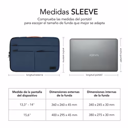SUBBLIM SUBLS-AP36052 borsa per laptop 15.6" Custodia a tasca Blu - Vista aggiuntiva 7