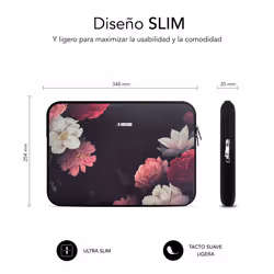 SUBBLIM SUBLS-SKIN101 borsa per laptop 35,6 cm (14") Custodia a tasca Multicolore - Vista aggiuntiva 4