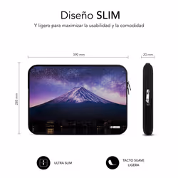SUBBLIM SUBLS-SKIN150 borsa per laptop 15.6" Custodia a tasca Multicolore - Vista aggiuntiva 4