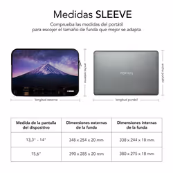SUBBLIM SUBLS-SKIN150 borsa per laptop 15.6" Custodia a tasca Multicolore - Vista aggiuntiva 5