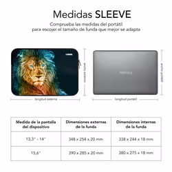 SUBBLIM SUBLS-SKIN153 borsa per laptop 39,6 cm (15.6") Custodia a tasca Multicolore - Vista aggiuntiva 5