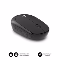 SUBBLIM SUBMP-03HP001 tappetino per mouse Nero - Vista aggiuntiva 4