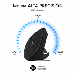 SUBBLIM SUBMO-EDGVU01 mouse Universale Mano destra USB tipo A Ottico 1600 DPI - Vista aggiuntiva 4