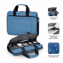 SUBBLIM SUBLB-4APLB11 borsa per laptop 39,6 cm (15.6") Borsa con caricamento dall'alto Blu - Vista aggiuntiva 3