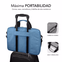 SUBBLIM SUBLB-4APLB11 borsa per laptop 39,6 cm (15.6") Borsa con caricamento dall'alto Blu - Vista aggiuntiva 5