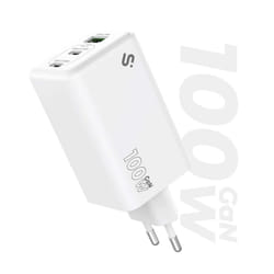 SUBBLIM SUBCHG-6G1003 Caricabatterie per dispositivi mobili Universale Bianco AC Ricarica rapida Interno