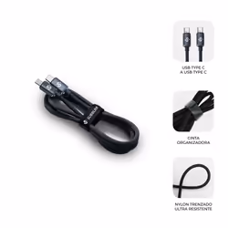 SUBBLIM SUBCAB-C06002 cavo USB USB 2.0 2 m USB C Nero - Vista aggiuntiva 3