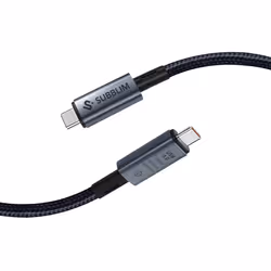 SUBBLIM SUBCAB-C24010 cavo USB USB4 Gen 3x2 1,5 m USB C Nero - Vista aggiuntiva 7