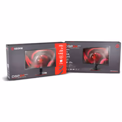 Ozone DSP24 240 LED display 61 cm (24") 1920 x 1080 Pixel Full HD Nero, Rosso - Vista aggiuntiva 8