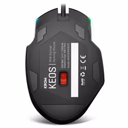Krom Keos mouse Gaming Mano destra USB tipo A Ottico 6400 DPI