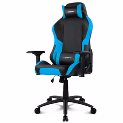 DRIFT DR250 Sedia da gaming per PC Sedia imbottita tappezzata Nero, Blu - Vista aggiuntiva 4
