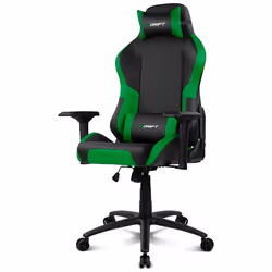 DRIFT DR250 Sedia da gaming per PC Sedia imbottita tappezzata Nero, Verde - Vista aggiuntiva 4