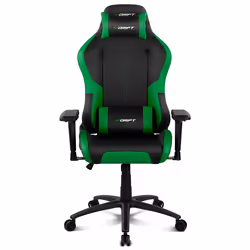 DRIFT DR250 Sedia da gaming per PC Sedia imbottita tappezzata Nero, Verde - Vista aggiuntiva 5