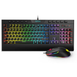 Krom Kalyos tastiera Mouse incluso Gaming USB Nero