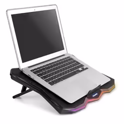 NOX PRO base di raffreddamento per laptop 43,9 cm (17.3") 800 Giri/min Nero - Vista aggiuntiva 5