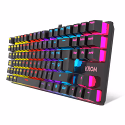 Krom Kasic TKL tastiera Gaming USB Nero - Vista aggiuntiva 5