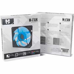 NOX M-FAN Case per computer Ventilatore 12 cm Translucent 1 pz - Vista aggiuntiva 6