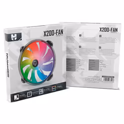 NOX X200-FAN Case per computer Ventilatore 20 cm Translucent 1 pz - Vista aggiuntiva 6