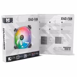 NOX X140-FAN Case per computer Ventilatore 14 cm Translucent 1 pz - Vista aggiuntiva 6