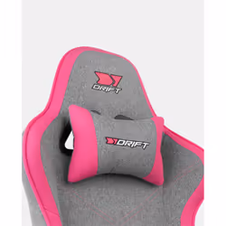 DRIFT DR90 PRO Sedia da gaming per PC Seduta imbottita Grigio, Rosa - Vista aggiuntiva 6