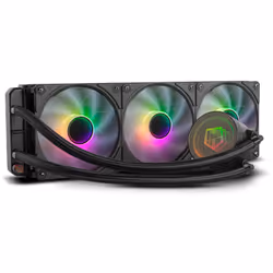 NOX NXHUMMERM360ARGB, Raffreddatore di liquidi tutto in uno, 12 cm, 18 dB, Nero