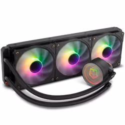 NOX NXHUMMERM360ARGB sistema di raffreddamento per computer Processore Raffreddatore di liquidi tutto in uno 12 cm Nero 1 pz