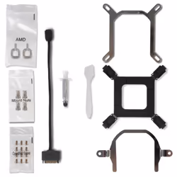 NOX NXHUMMERM360ARGB sistema di raffreddamento per computer Processore Raffreddatore di liquidi tutto in uno 12 cm Nero 1 pz - Vista aggiuntiva 6
