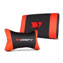 DRIFT DR35BR sedia per videogioco Sedia da gaming per PC Seduta imbottita Nero, Rosso - Vista aggiuntiva 5
