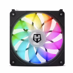 NOX NXHUMMERELINKBK sistema di raffreddamento per computer Case per computer Ventilatore 12 cm Nero 1 pz - Vista aggiuntiva 2