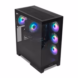 NOX Hummer Glock Black Midi Tower Nero - Vista aggiuntiva 4