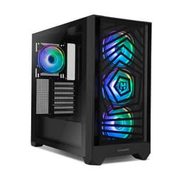 NOX Hummer PLASMA Midi Tower Nero