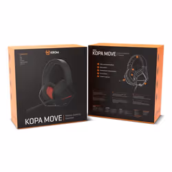 Krom Kopa Move Auricolare Cablato A Padiglione Gaming Nero - Vista aggiuntiva 6