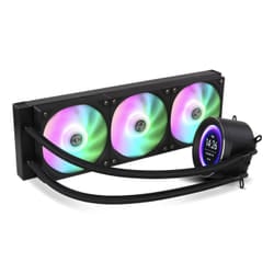 NOX X-360 LCD Processore Raffreddatore d'aria 12 cm Nero 1 pz