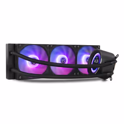 NOX X-360 LCD Processore Raffreddatore d'aria 12 cm Nero 1 pz