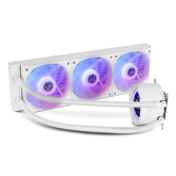 NOX X-360 LCD Processore Raffreddatore d'aria 12 cm Bianco 1 pz