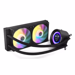 NOX X-240 LCD, Raffreddatore d'aria, 12 cm, 2000 Giri/min, Nero