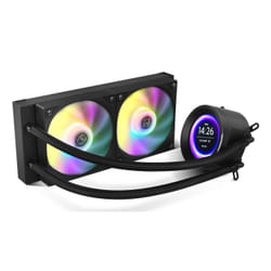 NOX X-240 LCD Processore Raffreddatore d'aria 12 cm Nero 1 pz
