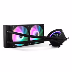 NOX X-240 LCD Processore Raffreddatore d'aria 12 cm Nero 1 pz