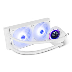 NOX X-240 LCD Processore Raffreddatore d'aria 12 cm Bianco 1 pz