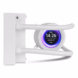 NOX X-240 LCD Processore Raffreddatore d'aria 12 cm Bianco 1 pz - Vista aggiuntiva 5