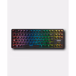 Krom NXKROMKERNELPROSP, Con cavo e senza cavo, USB + RF Wireless + Bluetooth, Interruttore a chiave meccanica, QWERTY, LED RG ...