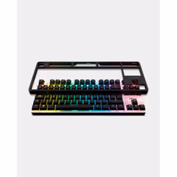 Krom NXKROMKERNELPROSP tastiera Gaming USB + RF Wireless + Bluetooth QWERTY Spagnolo Nero, Bianco